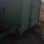 دروگر پشت تراکتوری