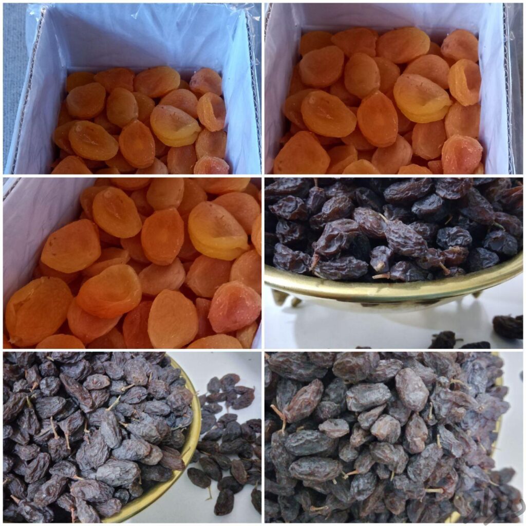 کشمش فخری (ملکان)و قیسی(مرند)